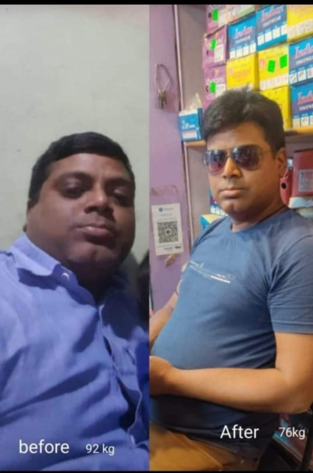 Weight Loss Transformation Result 4